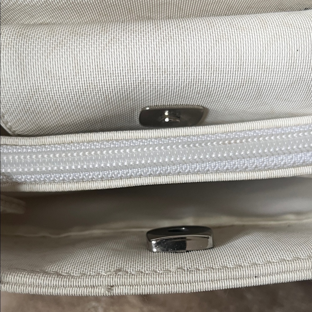 Liz Claiborne off white Vintage Handbag Bag - Picture 5 of 5